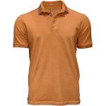 Bob, Rustikales Baumwoll-Polo-Shirt Orange, Herren, Größe: M