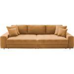 bobb Big Sofa Arissa de Luxe - gelb - 292 cm - 84 cm - 120 cm - Polstermöbel > Sofas > Big-Sofas