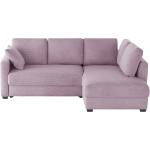 Violette L-förmige Federkern Sofas aus Massivholz mit Bettkasten Breite 200-250cm, Höhe 50-100cm, Tiefe 150-200cm 