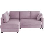 Violette L-förmige Federkern Sofas aus Massivholz mit Bettkasten Breite 200-250cm, Höhe 50-100cm, Tiefe 150-200cm 