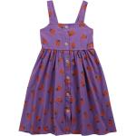 Reduzierte Violette Kurzärmelige Bobo Choses Bio Gemusterte Kinderkleider aus Baumwolle für Mädchen Größe 146 