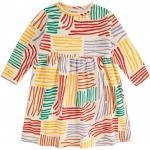Bunte Langärmelige Bobo Choses Bio Kinderlangarmkleider aus Baumwolle für Mädchen Größe 146 