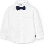 Weiße Bóboli Kinderhemden mit Krawatte für Jungen Größe 98 