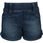 Dunkelblaue Bóboli Jeans Shorts für Kinder für Mädchen 