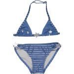 Blaue Bóboli Bikini-Tops für Kinder mit Glitzer aus Polyamid für Mädchen Größe 164 