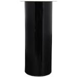 Schwarze Minimalistische Kayoom Große Kerzenständer & Bodenkerzenständer glänzend aus Metall 