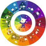Bodenpuzzle: Farbschema 24 + 13 Teile von DJECO