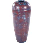 Braune 59 cm Bodenvasen & Vasen für Pampasgras aus Terrakotta 