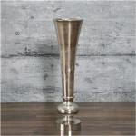 Silberne 100 cm Bodenvasen & Vasen für Pampasgras gebürstet 2-teilig 
