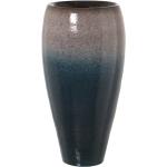 Blaue Minimalistische 70 cm Bodenvasen & Vasen für Pampasgras aus Keramik 