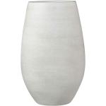 Reduzierte Weiße Zeitgenössische 40 cm Bodenvasen & Vasen für Pampasgras aus Terrakotta 