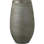 Grüne Zeitgenössische 50 cm Runde Bodenvasen & Vasen für Pampasgras aus Terrakotta 