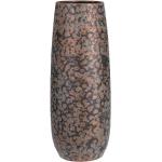 Reduzierte Kupferfarbene 55 cm Runde Bodenvasen & Vasen für Pampasgras aus Terrakotta 