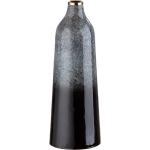 Reduzierte Schwarze Moderne 40 cm Bodenvasen & Vasen für Pampasgras aus Metall 