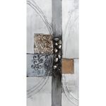 Silberne Kubistische Bönninghoff Rechteckige abstrakte Bilder 40x80 