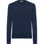 Reduzierte Blaue Boglioli Kaschmir-Pullover aus Wolle für Herren Größe L für den für den Winter 