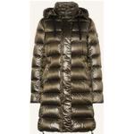 Khakifarbene Gesteppte Bogner Damensteppmäntel & Damenpuffercoats mit Reißverschluss aus Polyamid mit Kapuze Größe M 
