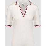 Weiße Bestickte Bogner V-Ausschnitt Damenpoloshirts & Damenpolohemden Größe XS 
