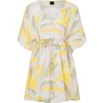 Reduzierte Gelbe Bogner Fire + Ice V-Ausschnitt Kleider mit Schlitz für Damen Größe M für den Sommer - versandkostenfrei 