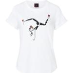Weiße Kurzärmelige Bogner Fire + Ice T-Shirts aus Jersey für Damen Größe S 