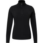 Schwarze Bogner Fire + Ice Mini Stehkragen Minikleider & kurze Kleider mit Reißverschluss aus Fleece für Damen Größe XXL 