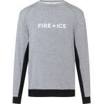 Reduzierte Graue Langärmelige Bogner Fire + Ice Rundhals-Ausschnitt T-Shirts aus Polyester für Herren Größe XL 