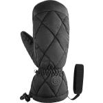 Schwarze Gesteppte Bogner Fire + Ice Damenfäustlinge & Damenfausthandschuhe aus Leder Größe XS für den für den Winter 