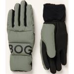 Reduzierte Olivgrüne Gesteppte Bogner Gefütterte Handschuhe aus Polyamid für Herren Größe 9 für den für den Winter 