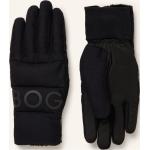 Reduzierte Schwarze Gesteppte Bogner Gefütterte Handschuhe aus Polyamid für Herren Größe 9 für den für den Winter 