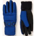 Reduzierte Schwarze Gesteppte Bogner Gefütterte Handschuhe aus Polyamid für Herren Größe 8 für den für den Winter 