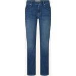 Blaue Bogner Slim Fit Jeans mit Reißverschluss aus Baumwollmischung für Herren 