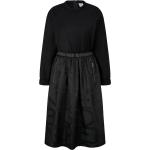 Schwarze Bogner Giorgia Damenkleider mit Reißverschluss aus Wolle Größe S 