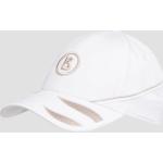 Weiße Unifarbene Bogner Snapback-Caps mit Schnalle aus Spitze für Herren 