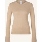 Beige Bogner Kaschmir-Pullover aus Wolle für Damen Größe XL 