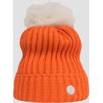 Reduzierte Orange Unifarbene Bogner Damenmützen aus Wolle für den für den Winter 