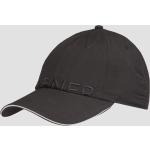 Schwarze Unifarbene Bogner Snapback-Caps mit Schnalle aus Polyester für Herren 