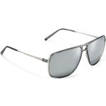 Silberne Bogner Rechteckige Rechteckige Sonnenbrillen aus Edelstahl für Damen 