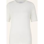Weiße Kurzärmelige Bogner T-Shirts aus Seide für Damen Größe M 