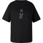 Schwarze Oversize Bogner Bio T-Shirts aus Baumwolle für Damen Größe S 
