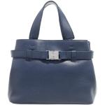Bogner Tote - Andermatt Pauline Handbag - in dark blue - für Damen - aus Leder & Textil & Leder & Leder