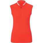 Rote Sportliche Bogner Woman Damenpoloshirts & Damenpolohemden mit Reißverschluss aus Kunstfaser Größe M 