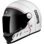 Bogotto SH-800 Spaceman Helm, schwarz-weiss, Größe S