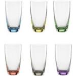 Bunte BOHEMIA CRISTAL Glasserien & Gläsersets 350 ml 6-teilig 