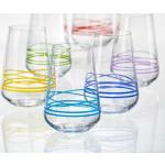 Bunte BOHEMIA CRISTAL Glasserien & Gläsersets aus Kristall 6-teilig 6 Personen 
