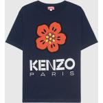 Reduzierte Marineblaue KENZO T-Shirts aus Baumwolle für Herren Größe XXL 