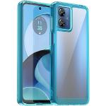 Himmelblaue Motorola Moto G14 Hüllen Art: Bumper Cases mit Bildern aus Silikon stoßfest 