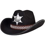 Schwarze Sterne Boland Cowboyhüte 57 für Kinder 