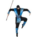 Schwarze Boland Ninja-Kostüme für Herren Größe XL 