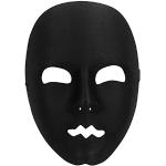 Schwarze Boland Clown-Masken & Harlekin-Masken Einheitsgröße 