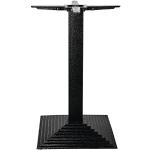 Schwarze Quadratische Tischbeine & Tischfüße aus Gusseisen Breite 400-450cm, Höhe über 500cm, Tiefe 50-100cm 